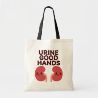 Urine Good Hands – Cute Smiling Kidney Design