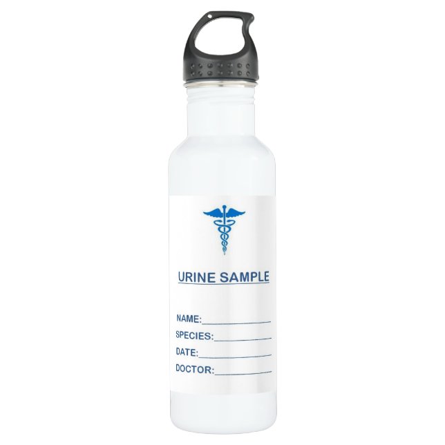 Urine Sample Water Bottle (Front)