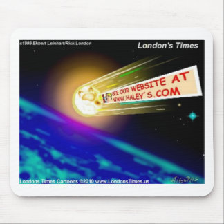 URL Of Haleys Comet Funny Cards Tees Mugs & Gifts Mouse Pad