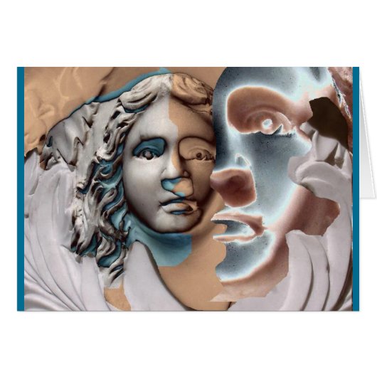 Urn Face Blue Copper Cards (Front Horizontal)