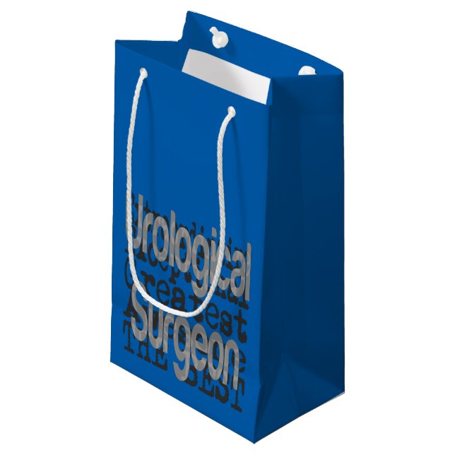 Urological Surgeon Extraordinaire Small Gift Bag (Front Angled)