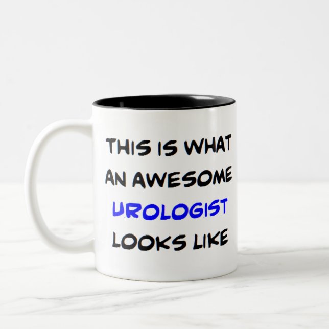 urologist, awesome Two-Tone coffee mug (Left)