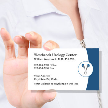 Urologist Medical Urology Business Cards by Luckyturtle at Zazzle