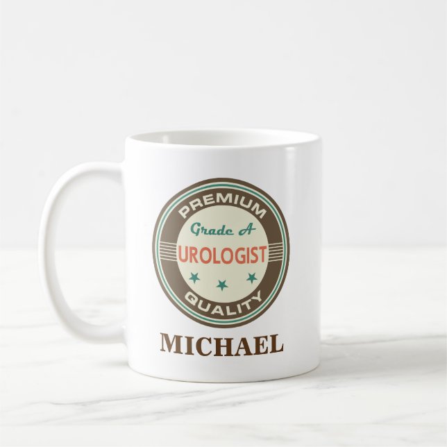 Urologist Personalized Office Mug Gift (Left)