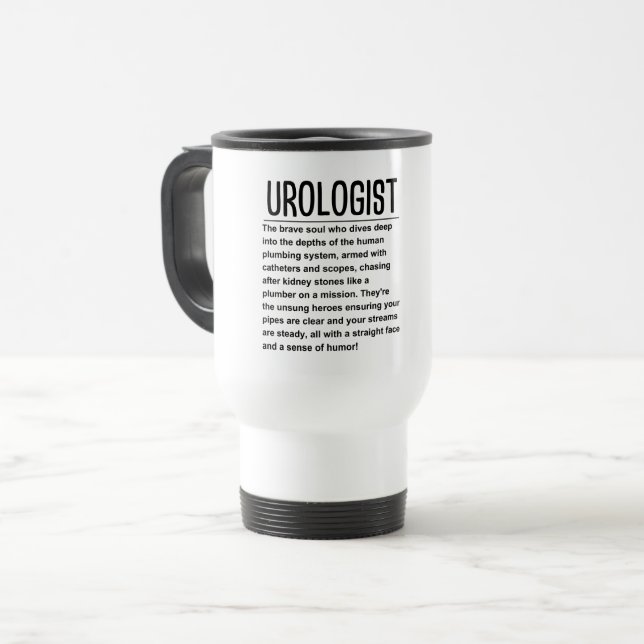 Urologist Travel Mug (Front Left)