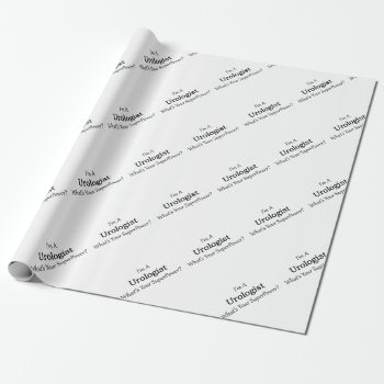 Urologist Wrapping Paper by medical_gifts at Zazzle