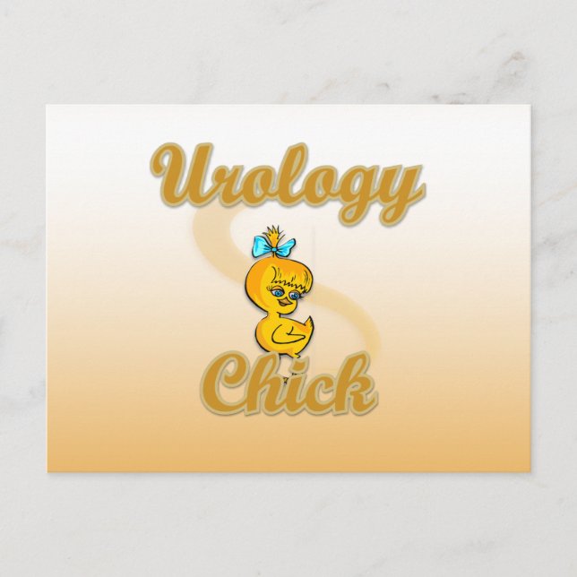 Urology Chick Postcard (Front)