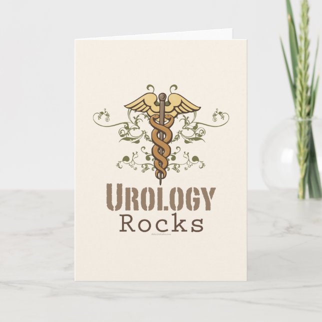 Urology Rocks Urologist Greeting Card (Front)
