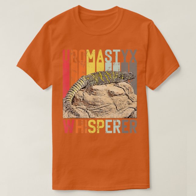 Uromastyx Whisperer Agama Desert Lizard  T-Shirt (Design Front)
