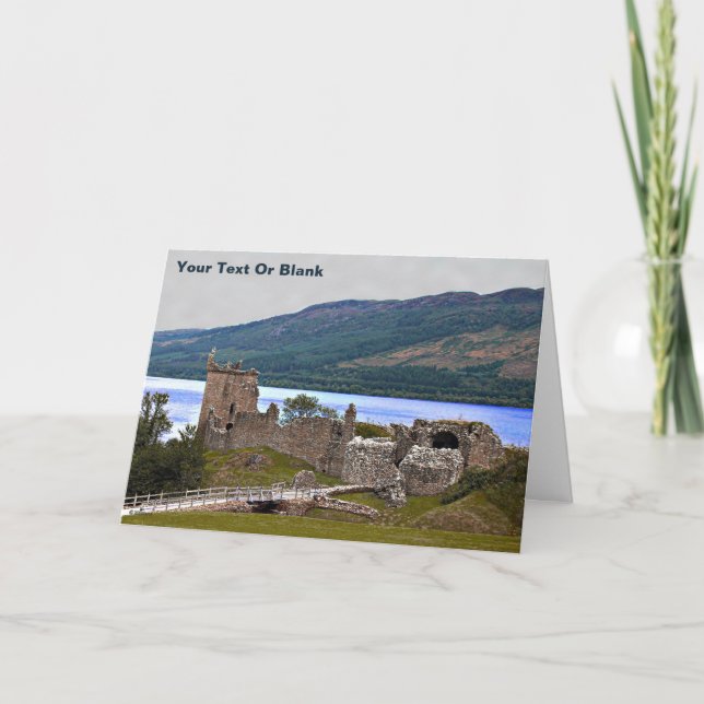 Urqhart Castle - Loch Ness Holiday Card (Front)