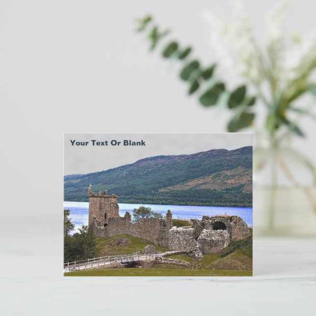 Urqhart Castle - Loch Ness Postcard (Standing Front)