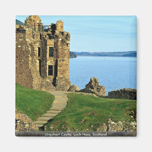 Urquhart Castle, Loch Ness, Scotland Magnet (Front)