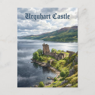 Urquhart Castle United Kingdom Postcard