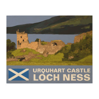 URQUHART CASTLE WOOD WALL ART
