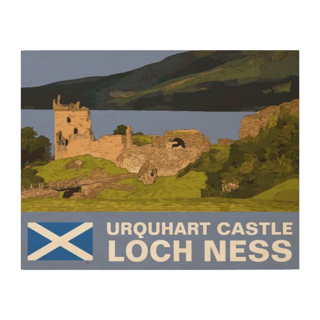 URQUHART CASTLE WOOD WALL ART (Front)