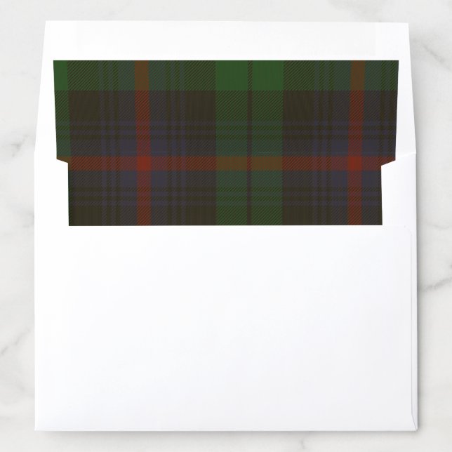 Urquhart Clan Tartan Envelope Liner (In Envelope)