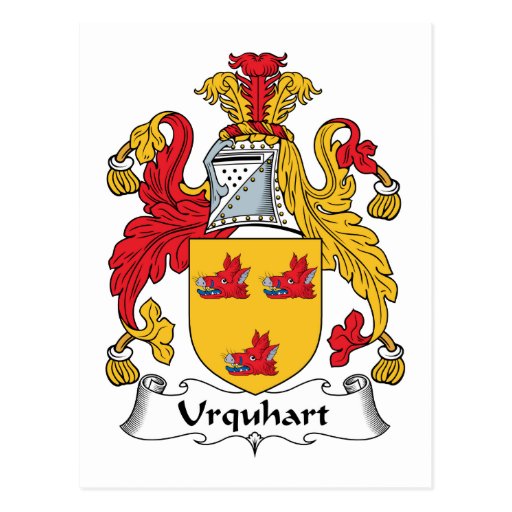 Urquhart Family Crest Postcard | Zazzle