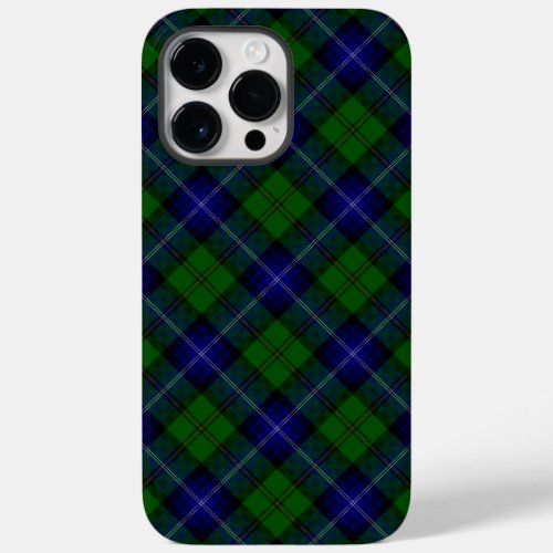 Urquhart tartan blue green plaid Case_Mate iPhone 14 pro max case