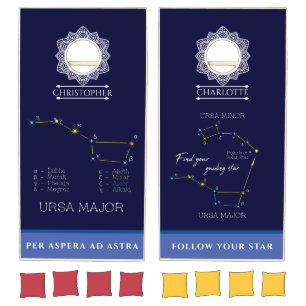 Ursa Major And Polaris Star Cornhole Set