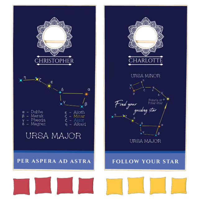 Ursa Major And Polaris Star Cornhole Set (Set)