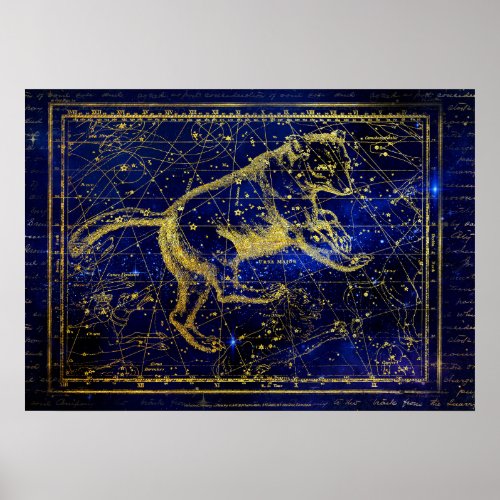  ursa major constellation poster