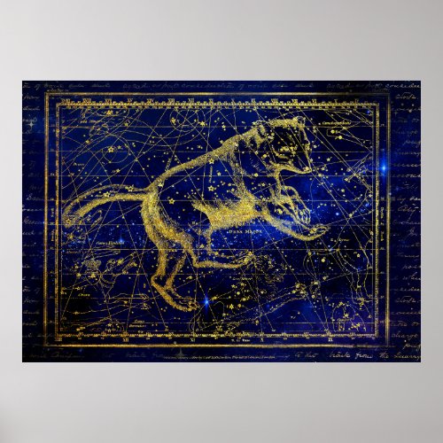 ursa major constellation poster