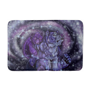 Ursa Minor and Major Bathroom Mat