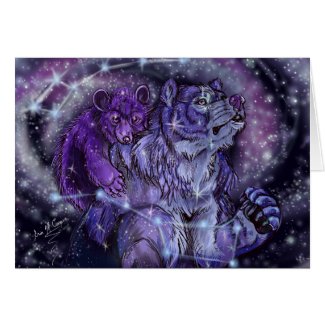Ursa Minor and Major Mother's Day Bears Card