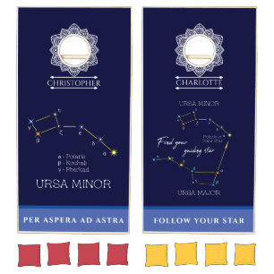 Ursa Minor And Polaris Star Cornhole Set