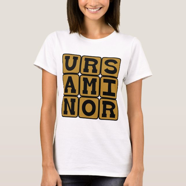 Ursa Minor, Smaller Bear Constellation T-Shirt (Front)