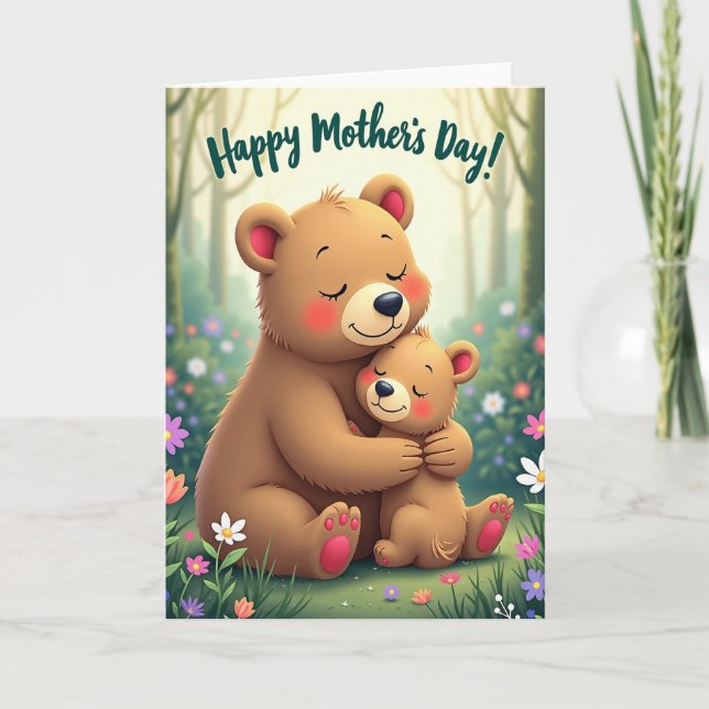 Ursine Love Mothers Day Card (Front)
