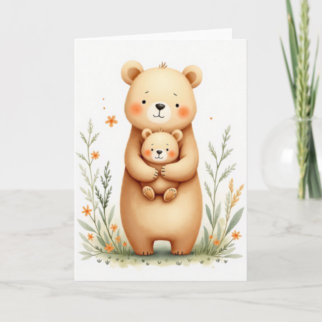 Ursine Mother Love Day Card (Front)