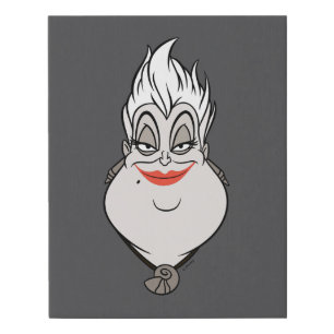 Ursula A Wicked Face Faux Canvas Print