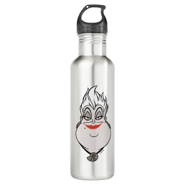 Ursula | A Wicked Face Stainless Steel Water Bottle (Front)