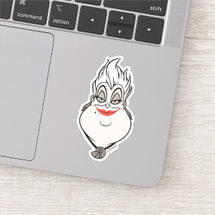 Ursula A Wicked Face Sticker