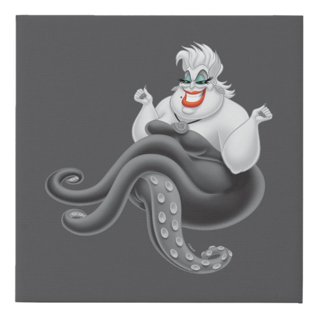 Ursula | An Evil Pose Faux Canvas Print (Front)