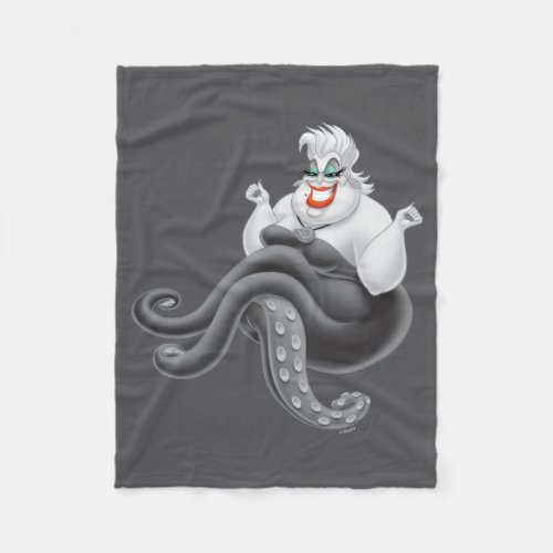 Ursula  An Evil Pose Fleece Blanket