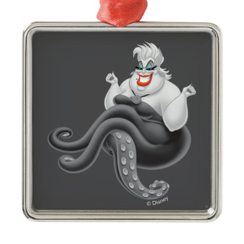 Ursula | An Evil Pose Metal Ornament