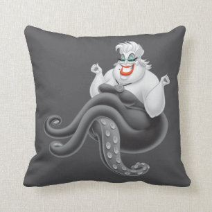 Ursula   An Evil Pose Throw Pillow