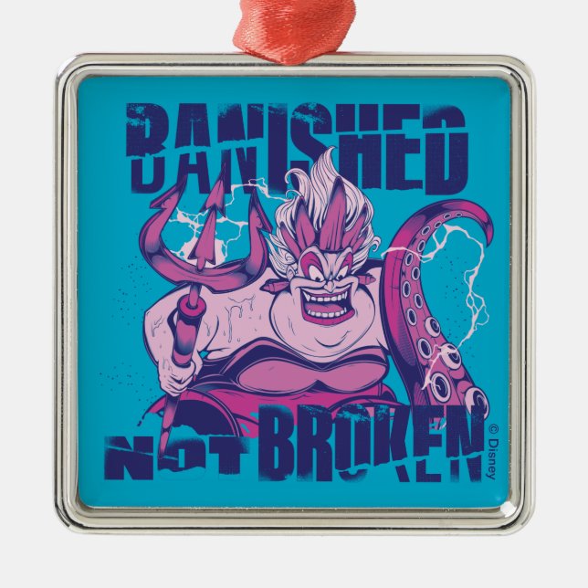 Ursula | Banished Not Broken Metal Ornament (Front)