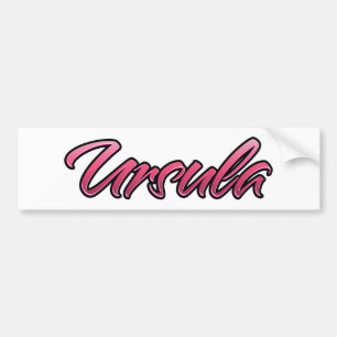 Ursula faded pink Aufkleber Sticker