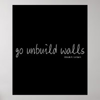Ursula K Le Guin go unbuild walls