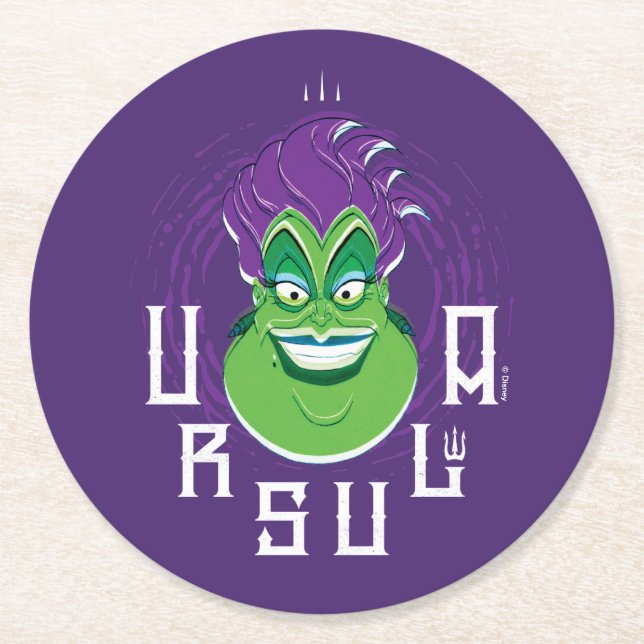 Ursula Logo Round Paper Coaster (Front)