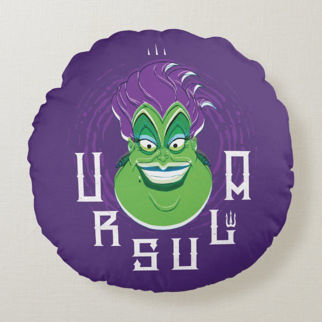 Ursula Logo Round Pillow (Front)