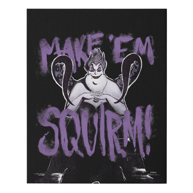 Ursula | Make 'Em Squirm Faux Canvas Print (Front)
