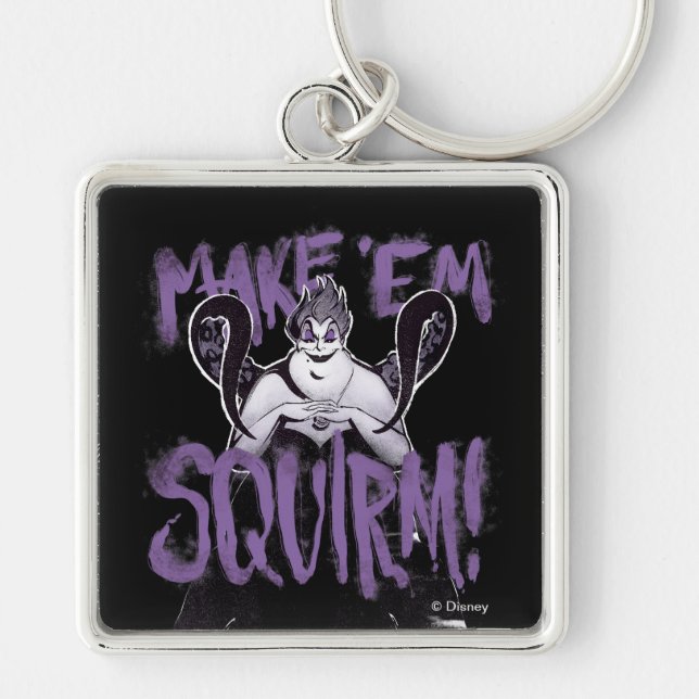 Ursula | Make 'Em Squirm Keychain (Front)