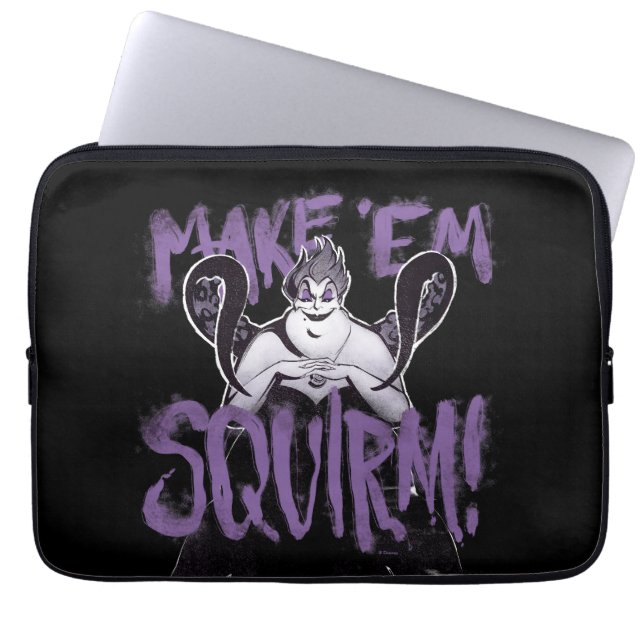 Ursula | Make 'Em Squirm Laptop Sleeve (Front)