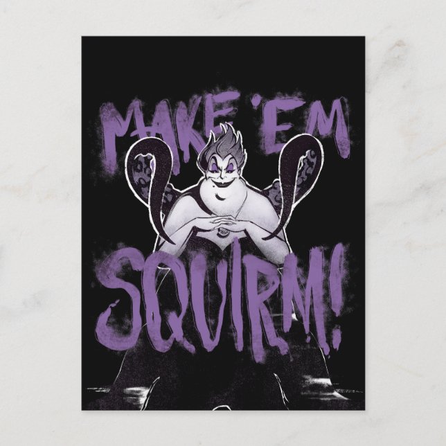 Ursula | Make 'Em Squirm Postcard (Front)