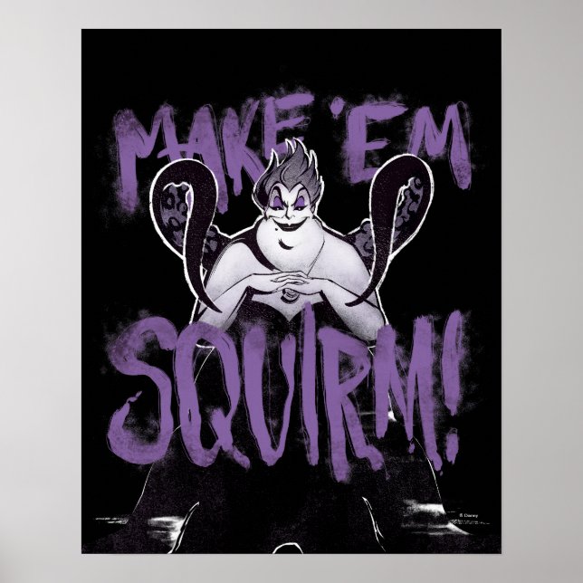 Ursula | Make 'Em Squirm Poster (Front)