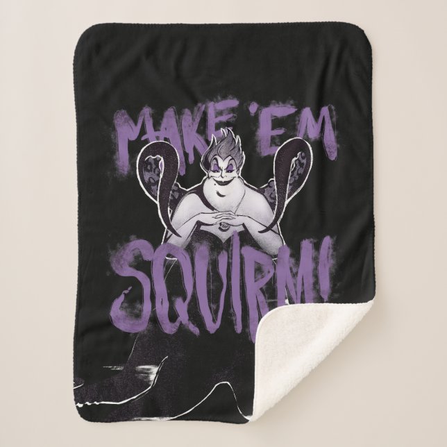 Ursula | Make 'Em Squirm Sherpa Blanket (Front)